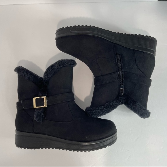 Patrizia By Spring Step Campi Black Boots Size 8 - Picture 5 of 12